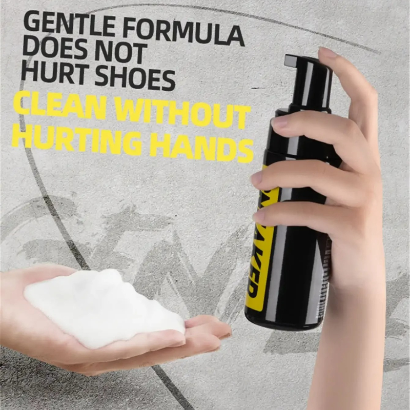 Sneaker Care Foam - スポーツシューズフォームクリーナーキット ドライクリーニングスプレー レザー スエード ヌバック キャンバス