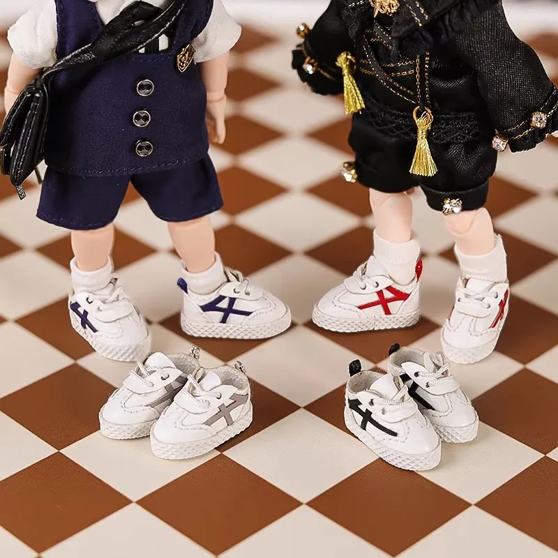 Sneaker Care Accessories - 1 ペアの 1:12 バレーボールスニーカーランニングシューズパターンシューズスーツ ob11 1/12