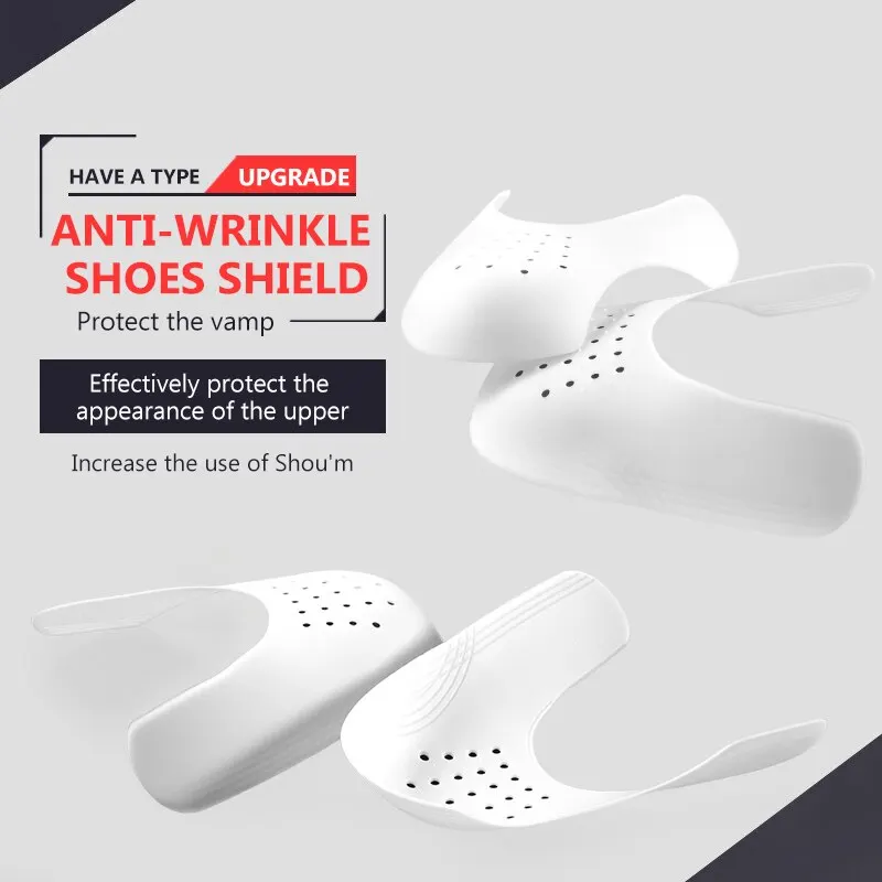 Sneaker Care Crease Protector - 1 ペア新しい靴ケアスニーカー抗しわつま先キャッププロテクターストレッチャーエキスパンダーシェイパーサポートパッド靴アクセサリー