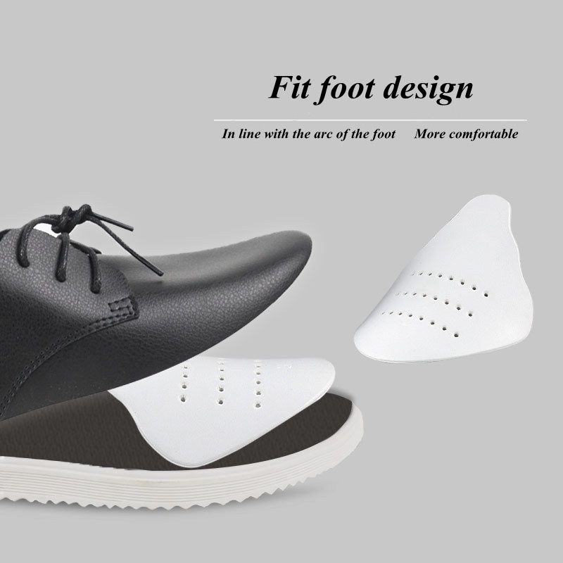 Sneaker Care Crease Protector - 2 個革靴つま先キャップサポートストレッチャーエキスパンダー抗しわ整形シールドスニーカーしわプロテクタースニーカーアクセサリー