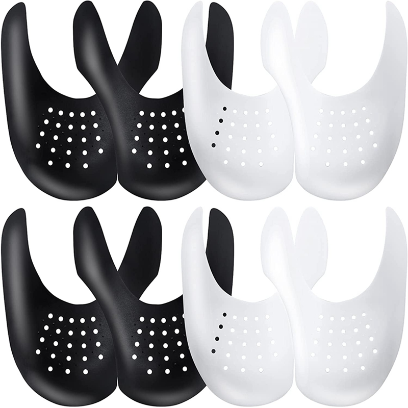 Sneaker Care Crease Protector - 4 個折り目プロテクター靴ヘッドストレッチャースニーカー抗折り目しわ折り靴サポートつま先キャップスポーツ折り目プロテクタードロップシップ