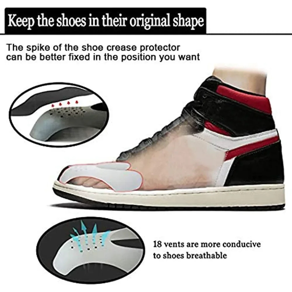 10 個靴抗しわプロテクターバスケットボールシューズヘッドし - Sneaker Care Crease Protector のレビューと価格