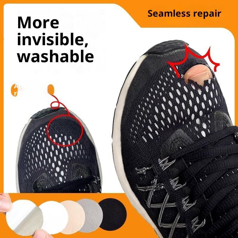 新しい自己粘着靴穴修理パッチ接着剤不要、洗濯可能、メッシュス - Care For Sneaker のレビューと価格