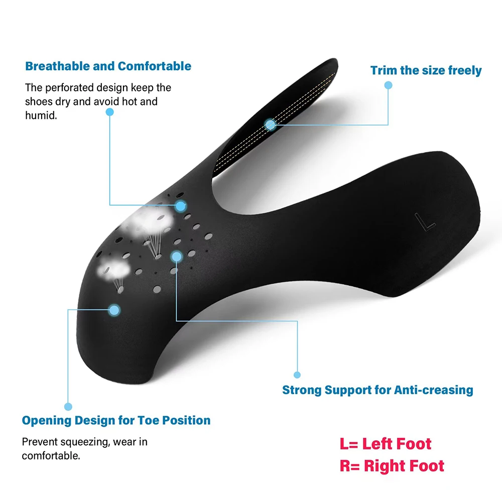 靴のヘッドプロテクター,しわ防止,つま先の保護,5ペア - Sneaker Care Crease Protector のレビューと価格