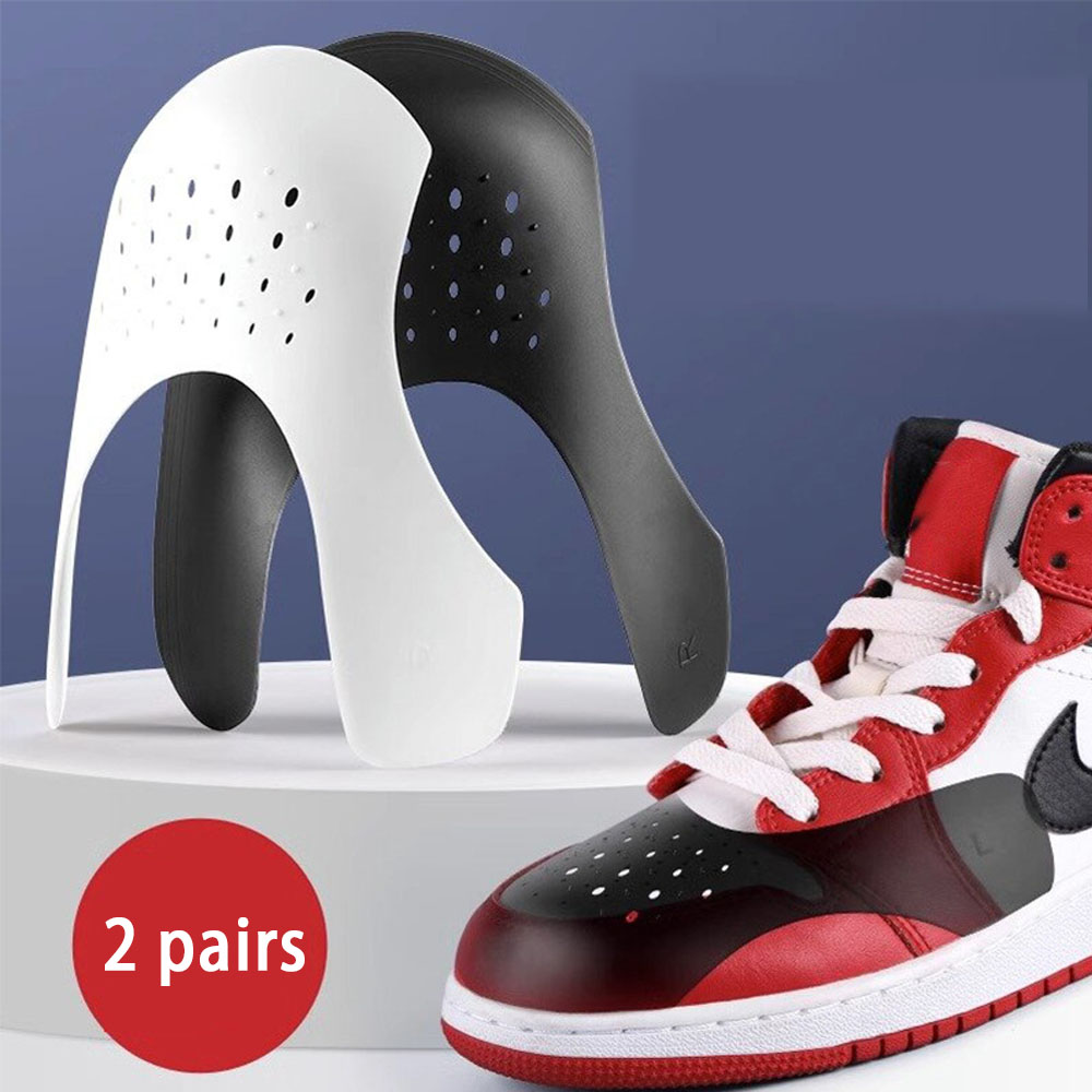 4 個折り目プロテクター靴ヘッドスニーカーシールド抗折り目靴 - Sneaker Care Crease Protector のレビューと価格