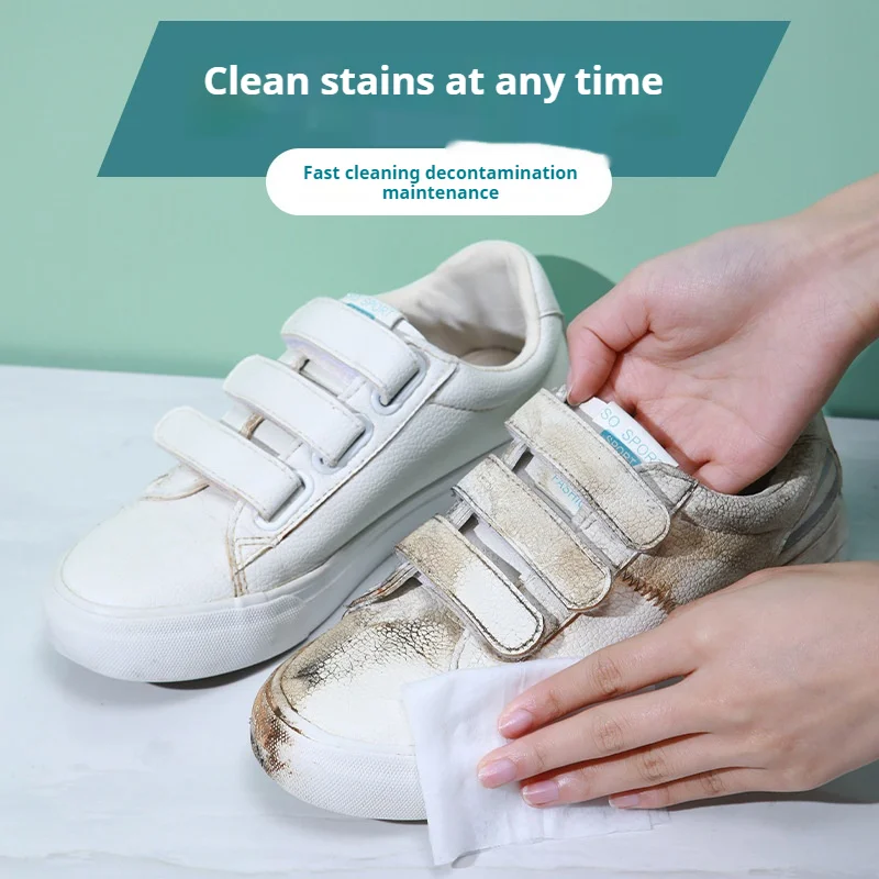 携帯用ノンリンス靴クリーニングワイプ使い捨て強力スニーカー汚 - Sneaker Care White のレビューと価格