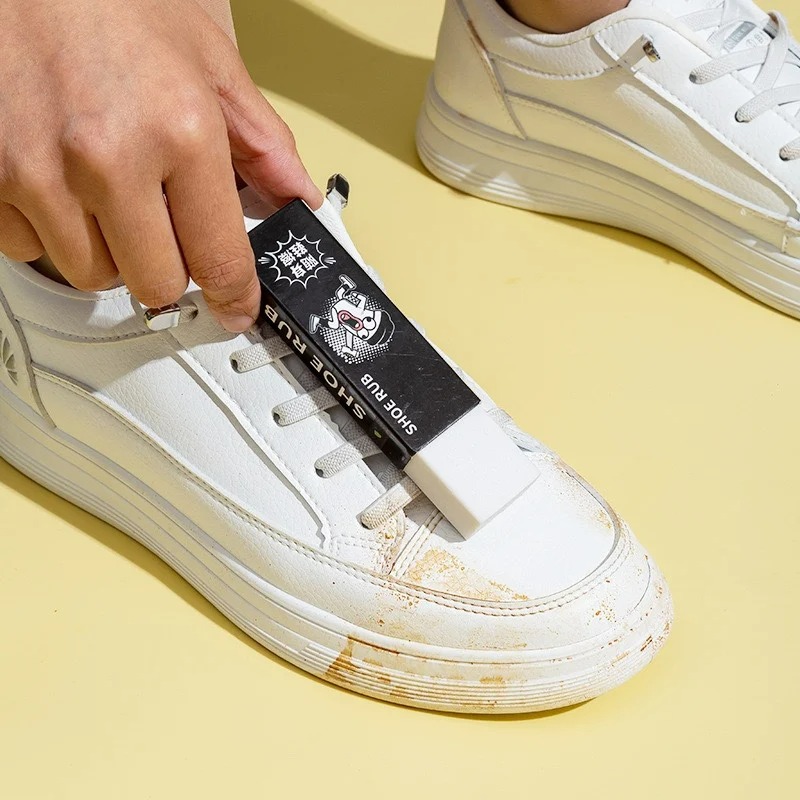 ポータブル靴磨き器 光沢のある白い靴のスケール除去 簡単に使 - Sneaker Care White のレビューと価格