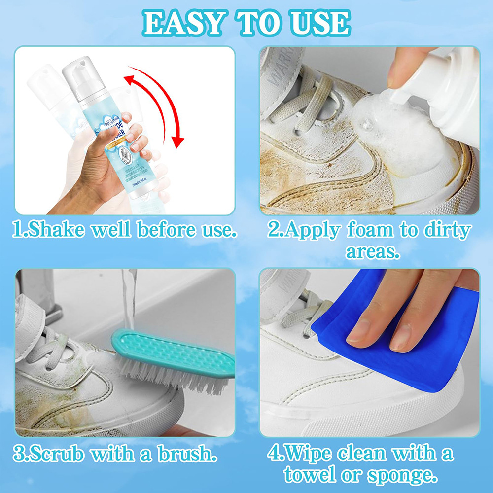 靴クリーニングキット、スニーカークリーナー、汚れや汚れを除去 - Sneaker Care Accessories のレビューと価格